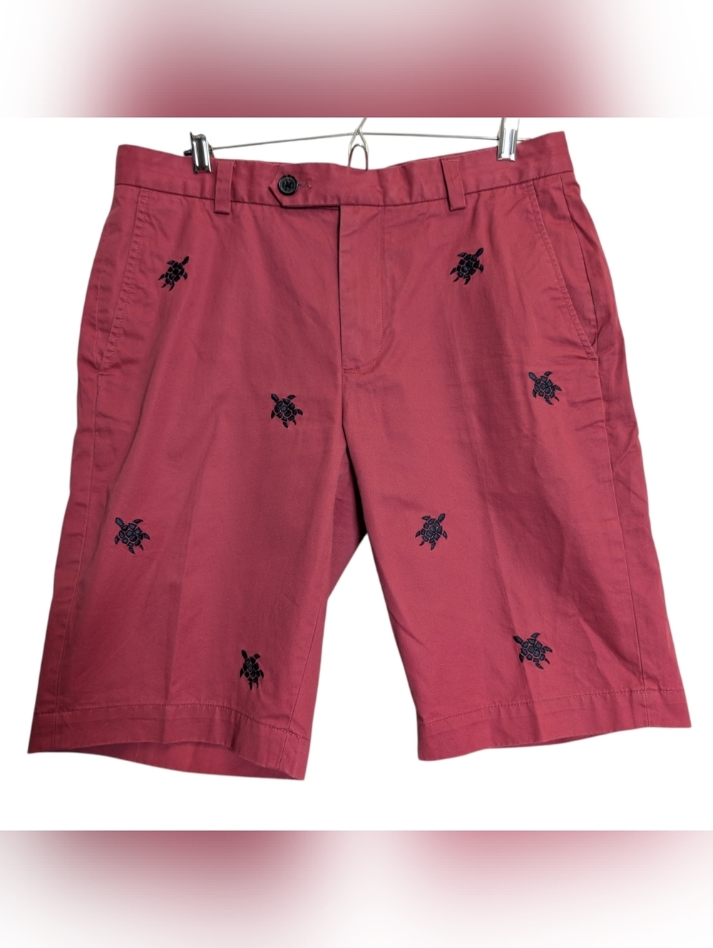 Brooks Brothers Men's Embroidered Turtle Bermuda Shorts Sz 32